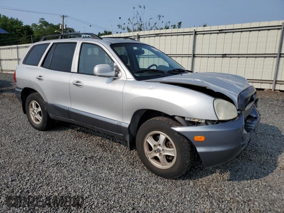 2003 Hyundai Santa Fe GLS with VIN KM8SC73DX3U391108, listed as a Copart auction lot 60356315 with 167,577 mi miles and Salvage title. Bid and sale history available at DreamBid. Image 4.