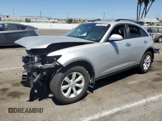 2004 Infiniti FX with VIN JNRAS08WX4X221643, listed as a Copart auction lot 67894254 with Not Provided miles and Salvage Title. Bid and sale history available at carsss.com. Image 1.