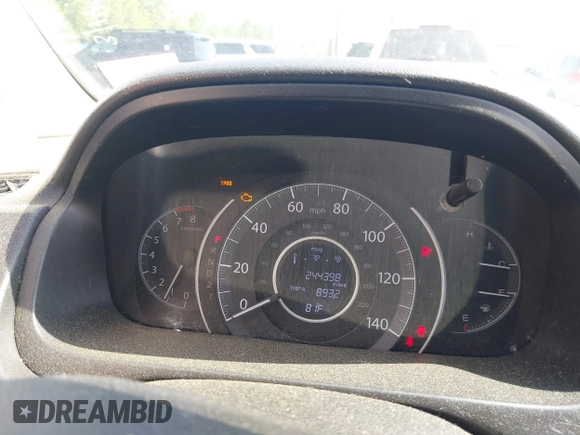 2012 Honda CR-V LX с VIN 5J6RM4H39CL038194, выставлен на аукционе IAAI как лот 42528832 с пробегом 244 398 миль миль и . История ставок и продаж доступна на DreamBid. Изображение 7.