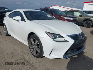 2015 Lexus RC 350 with VIN JTHSE5BC6F5000870, listed as a IAAI auction lot 41148203 with 83,882 mi miles. Bid and sale history available at carsss.com. Image 1.