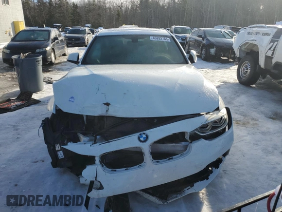 2017 BMW 3 Series 330i xDrive with VIN WBA8D9G57HNU58479, listed as a Copart auction lot 45282765 with Not Provided miles and Salvage Title. Bid and sale history available at carsss.com. Image 5.