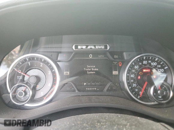 2021 Ram 2500 Laramie with VIN 3C6UR5NL0MG557541, listed as a Copart auction lot 80201334 with 44,279 mi miles and Non Repairable. Bid and sale history available at carsss.com. Image 9.