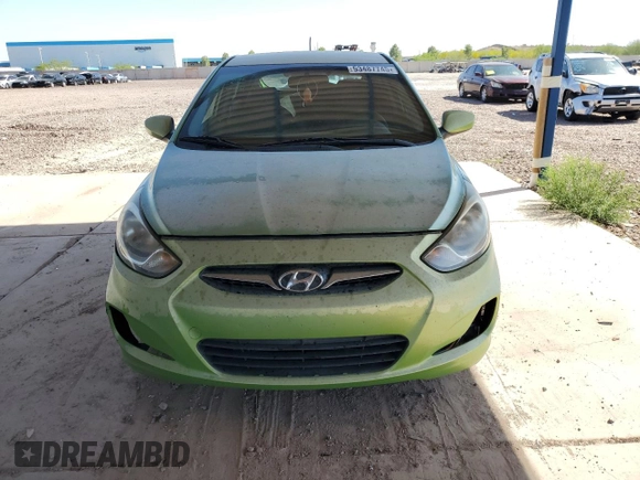 2012 Hyundai Accent SE with VIN KMHCU5AE8CU047472, listed as a Copart auction lot 53487745 with 120,449 mi miles and Salvage Title. Bid and sale history available at carsss.com. Image 5.