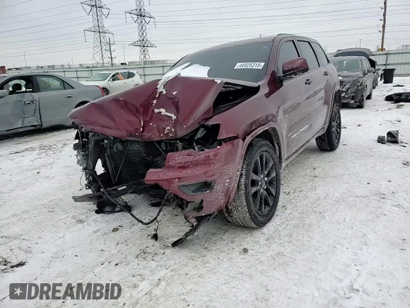 2020 Jeep Grand Cherokee Altitude with VIN 1C4RJFAG8LC282247, listed as a Copart auction lot 44925315 with 66,741 mi miles and Salvage Title. Bid and sale history available at carsss.com. Image 11.
