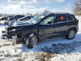 2016 Jeep Cherokee Limited z VIN 1C4PJMDSXGW129210, wystawiony jako Copart lot #51503385 z przebiegiem Nie podano mil oraz Szkoda całkowita • Salvage title. Historia ofert i sprzedaży dostępna na DreamBid. Obrazek 1.