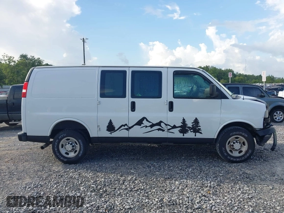 2018 Chevrolet Express Cargo with VIN 1GCWGAFP6J1337249, listed as a IAAI auction lot 42499473 with 92,075 mi miles and . Bid and sale history available at DreamBid. Image 14.