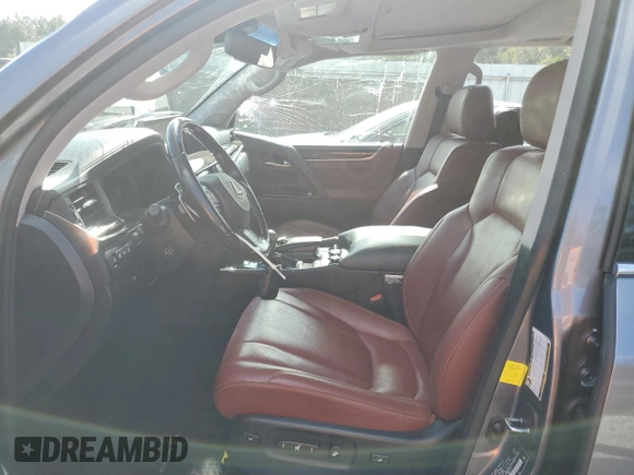 2017 Lexus LX with VIN JTJHY7AX6H4241921, listed as a Copart auction lot 74175464 with 118,079 mi miles and Salvage Title. Bid and sale history available at carsss.com. Image 7.