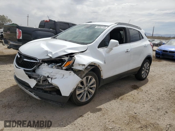 2018 Buick Encore Preferred with VIN KL4CJASB2JB592788, listed as a Copart auction lot 50363145 with 112,630 mi miles and Salvage Title. Bid and sale history available at DreamBid. Image 1.