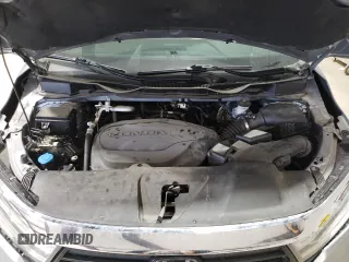 2022 Honda Odyssey EX-L with VIN 5FNRL6H73NB067462, listed as a Copart auction lot 51578965 with 44,182 mi miles and Salvage Title. Bid and sale history available at DreamBid. Image 12.