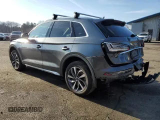 2022 Audi Q5 S line Premium Plus with VIN WA1EAAFY6N2104682, listed as a Copart auction lot 85463014 with 20,414 mi miles and Salvage Title. Bid and sale history available at carsss.com. Image 2.