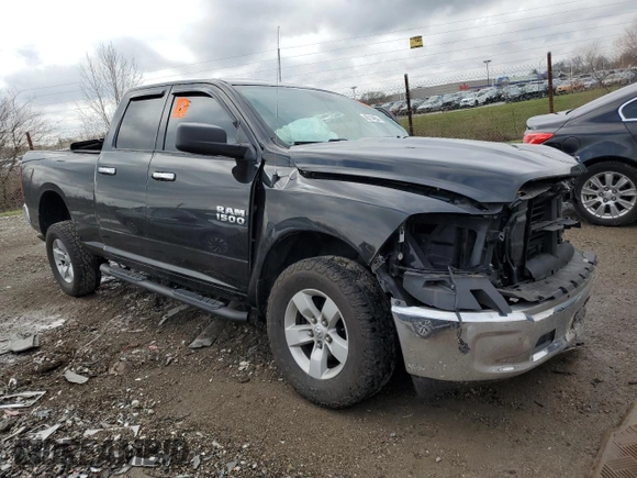 2018 Ram 1500 SLT with VIN 1C6RR7GG1JS307537, listed as a Copart auction lot 46714854 with Not provided miles and Salvage title. Bid and sale history available at DreamBid. Image 4.