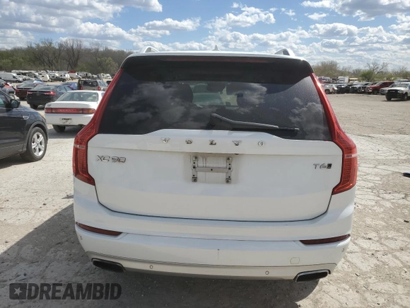 2018 Volvo XC90 Momentum with VIN YV4A22PKXJ1327774, listed as a Copart auction lot 52416275 with 93,232 mi miles and Salvage Title. Bid and sale history available at carsss.com. Image 6.