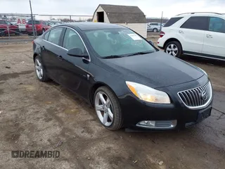 2011 Buick Regal CXL Turbo TO2 with VIN W04GW5EV6B1071368, listed as a IAAI auction lot 41685245 with 144,009 mi miles. Bid and sale history available at carsss.com. Image 1.