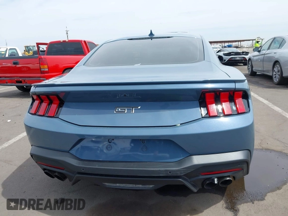 2024 Ford Mustang GT with VIN 1FA6P8CF5R5407998, listed as a IAAI auction lot 42228052 with 12,863 mi miles and . Bid and sale history available at DreamBid. Image 17.