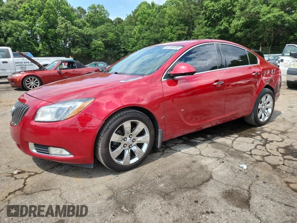 2013 Buick Regal Turbo Premium 2 with VIN 2G4GT5GVXD9153206, listed as a Copart auction lot 60749705 with 169,223 mi miles and Salvage title. Bid and sale history available at DreamBid. Image 1.