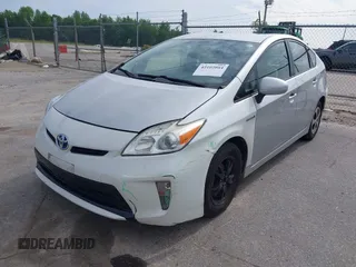 2013 Toyota Prius One with VIN JTDKN3DU5D0352800, listed as a IAAI auction lot 42102084 with 341,876 mi miles. Bid and sale history available at carsss.com. Image 17.