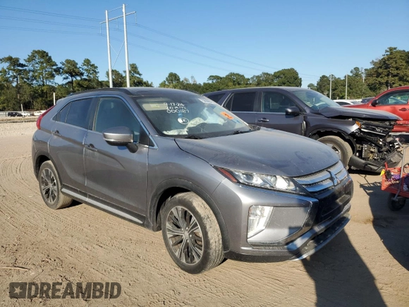 2020 Mitsubishi Eclipse Cross SE with VIN JA4AS5AA0LZ000187, listed as a Copart auction lot 75629684 with Not provided miles and Salvage title. Bid and sale history available at DreamBid. Image 4.