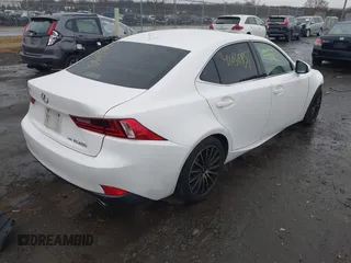 2014 Lexus IS 250 with VIN JTHCF1D25E5007208, listed as a IAAI auction lot 41036831 with 136,884 mi miles. Bid and sale history available at carsss.com. Image 4.