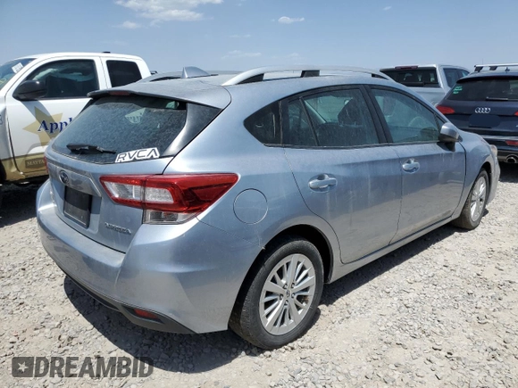 2018 Subaru Impreza Premium с VIN 4S3GTAB66J3721503, выставлен на аукционе Copart как лот 61879115 с пробегом Не указан миль и Списание • Salvage title. История ставок и продаж доступна на DreamBid. Изображение 3.