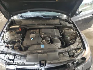 2007 BMW 3 Series 335xi with VIN WBAVD53527A007614, listed as a Copart auction lot 80971994 with 130,120 mi miles and Salvage Title. Bid and sale history available at carsss.com. Image 11.