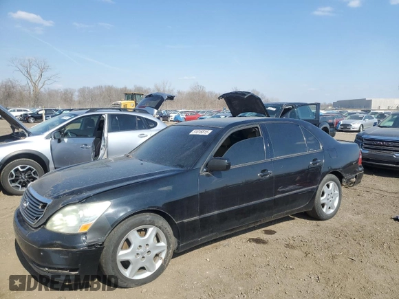 2004 Lexus LS 430 z VIN JTHBN36F540155039, wystawiony jako Copart lot #51016815 z przebiegiem 250 404 mil mil oraz Czysty tytuł • Clean title. Historia ofert i sprzedaży dostępna na DreamBid. Obrazek 1.