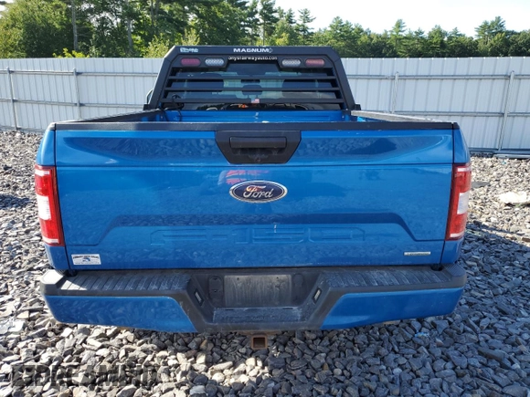 2019 Ford F-150 XL with VIN 1FTEX1EP2KKF20835, listed as a Copart auction lot 70089304 with 87,402 mi miles and Salvage title. Bid and sale history available at DreamBid. Image 6.