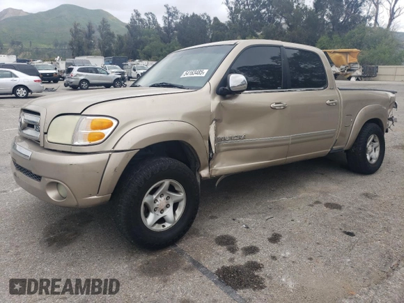 2004 Toyota Tundra SR5 with VIN 5TBET34104S461759, listed as a Copart auction lot 54163485 with 183,671 mi miles and Salvage Title. Bid and sale history available at DreamBid. Image 1.