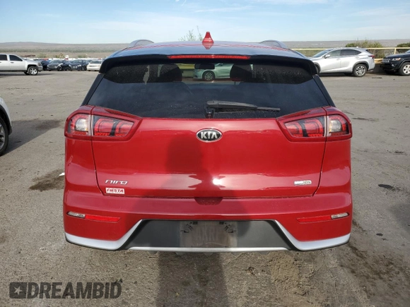 2017 Kia Niro Touring Launch Edition with VIN KNDCC3LC4H5060261, listed as a Copart auction lot 51481324 with 57,493 mi miles and Salvage Title. Bid and sale history available at carsss.com. Image 6.