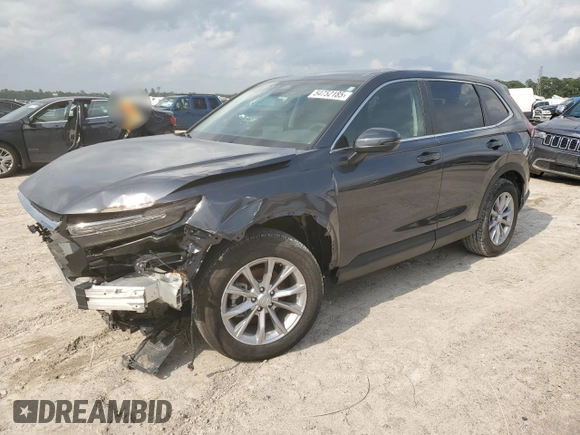 2025 Honda CR-V EX-L with VIN 7FARS4H75SE008095, listed as a Copart auction lot 54752185 with 9,309 mi miles and Salvage Title. Bid and sale history available at DreamBid. Image 1.