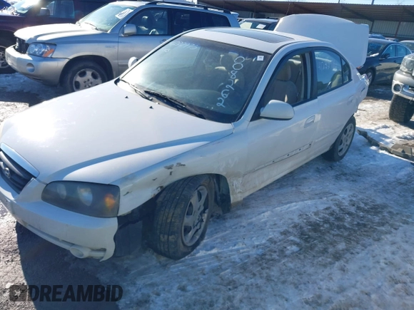 2005 Hyundai Elantra GLS z VIN KMHDN46D25U008262, wystawiony jako IAAI lot #41282976 z przebiegiem 127 731 mil mil oraz . Historia ofert i sprzedaży dostępna na DreamBid. Obrazek 2.