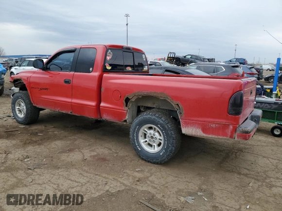 2000 Dodge Dakota SLT with VIN 1B7GG22X9YS551141, listed as a Copart auction lot 50621485 with 144,614 mi miles and Clean Title. Bid and sale history available at carsss.com. Image 2.