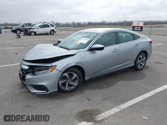 2019 Honda Insight EX with VIN 19XZE4F54KE010155, listed as a IAAI auction lot 41836495 with 83,305 mi miles and . Bid and sale history available at DreamBid. Image 19.