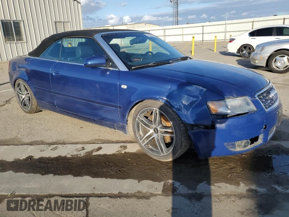 2005 Audi A4 3.0L with VIN WAUDT48H05K008439, listed as a Copart auction lot 45581385 with 180,932 mi miles and Salvage Title. Bid and sale history available at carsss.com. Image 4.