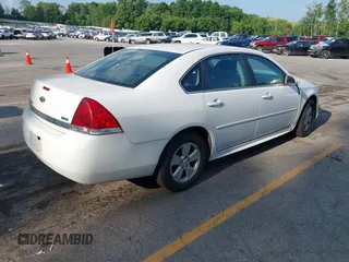 2011 Chevrolet Impala LT Fleet with VIN 2G1WG5EK8B1162844, listed as a IAAI auction lot 42636721 with 174,843 mi miles and . Bid and sale history available at DreamBid. Image 4.