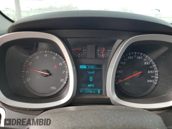 2015 Chevrolet Equinox LT with VIN 2GNFLGEK0F6414164, listed as a Copart auction lot 84536124 with 163,206 mi miles and Salvage Title. Bid and sale history available at carsss.com. Image 9.