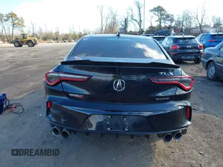 2023 Acura TLX Type S with VIN 19UUB7F06PA003020, listed as a IAAI auction lot 41528461 with 9,328 mi miles. Bid and sale history available at carsss.com. Image 15.