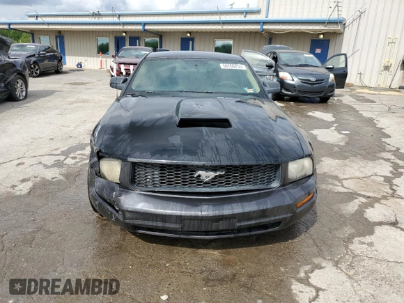 2007 Ford Mustang Deluxe with VIN 1ZVFT80N175257982, listed as a Copart auction lot 58766255 with 244,244 mi miles and Salvage title. Bid and sale history available at DreamBid. Image 5.