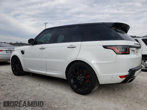 2021 Land Rover Range Rover Sport HST with VIN SALWS2RU8MA786662, listed as a Copart auction lot 40793324 with 56,300 mi miles and Salvage Title. Bid and sale history available at carsss.com. Image 2.