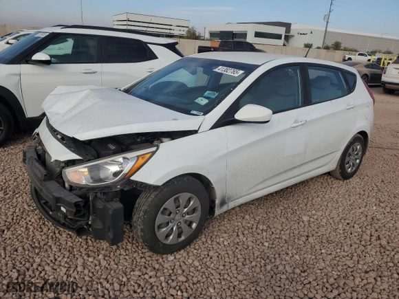 2017 Hyundai Accent SE with VIN KMHCT5AE9HU336726, listed as a Copart auction lot 41382765 with 103,894 mi miles and Salvage Title. Bid and sale history available at carsss.com. Image 1.