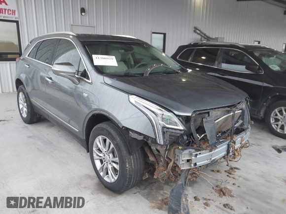 2020 Cadillac XT5 Premium Luxury FWD with VIN 1GYKNCRS4LZ152261, listed as a IAAI auction lot 41300929 with 53,709 mi miles. Bid and sale history available at carsss.com. Image 1.
