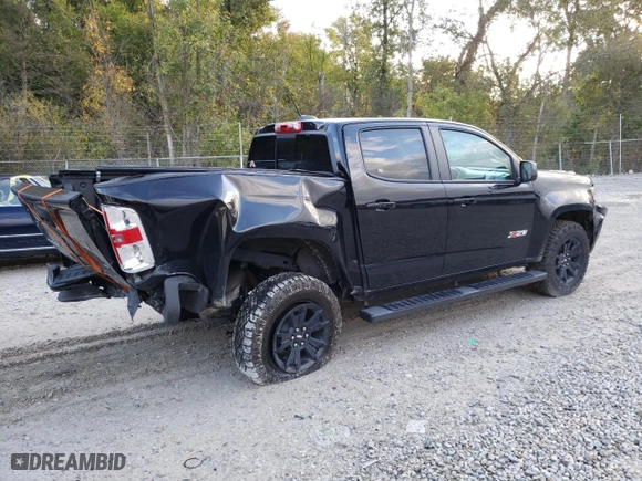 2022 Chevrolet Colorado 4WD Z71 with VIN 1GCGTDEN6N1214638, listed as a Copart auction lot 71238203 with 37,552 mi miles and Salvage Title. Bid and sale history available at carsss.com. Image 3.