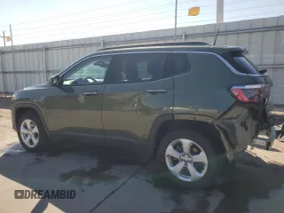 2021 Jeep Compass Altitude with VIN 3C4NJDBBXMT558309, listed as a Copart auction lot 59976145 with 38,736 mi miles and Salvage title. Bid and sale history available at DreamBid. Image 2.