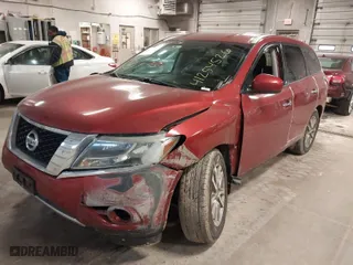2015 Nissan Pathfinder S with VIN 5N1AR2MM6FC601354, listed as a IAAI auction lot 41254526 with 149,596 mi miles. Bid and sale history available at carsss.com. Image 6.