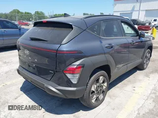 2024 Hyundai Kona SEL with VIN KM8HBCAB2RU115635, listed as a IAAI auction lot 42061412 with 16,011 mi miles. Bid and sale history available at carsss.com. Image 4.