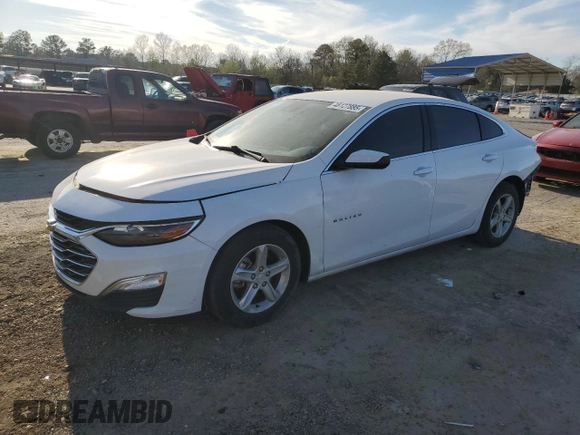 2022 Chevrolet Malibu LS with VIN 1G1ZC5ST6NF151411, listed as a Copart auction lot 48127885 with 54,648 mi miles and Salvage Title. Bid and sale history available at DreamBid. Image 1.