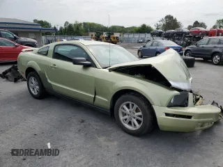 2005 Ford Mustang Deluxe with VIN 1ZVFT80N855113293, listed as a Copart auction lot 59944855 with Not provided miles and Salvage title. Bid and sale history available at DreamBid. Image 4.