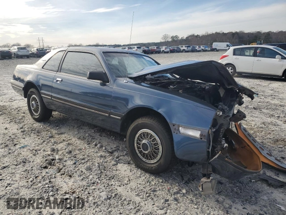 1987 Ford Thunderbird with VIN 1FABP6034HH188123, listed as a Copart auction lot 45752805 with 0 mi miles and Salvage Title. Bid and sale history available at carsss.com. Image 4.