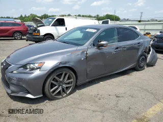 2015 Lexus IS 250 z VIN JTHCF1D21F5020586, wystawiony jako Copart lot #60641525 z przebiegiem 156 302 mil mil oraz Szkoda całkowita • Salvage title. Historia ofert i sprzedaży dostępna na DreamBid. Obrazek 1.