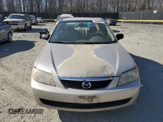 2002 Mazda Protege DX with VIN JM1BJ225520525472, listed as a Copart auction lot 45699915 with 183,457 mi miles and Salvage Title. Bid and sale history available at DreamBid. Image 5.