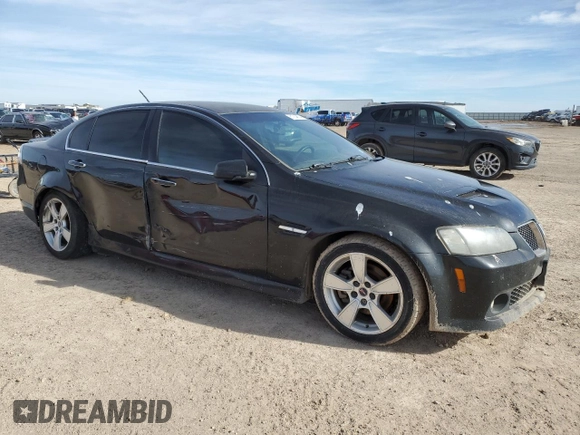 2009 Pontiac G8 GT with VIN 6G2EC57Y99L195895, listed as a Copart auction lot 81914604 with 187,337 mi miles and Salvage Title. Bid and sale history available at carsss.com. Image 4.